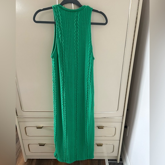 Zara green knit maxi dress - Picture 3 of 4